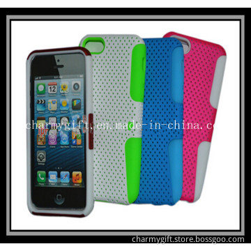 Mobile Phone Silicon and Net Case for iPhone 5